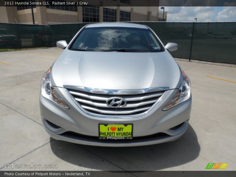 Radiant Silver / Gray 2012 Hyundai Sonata GLS
