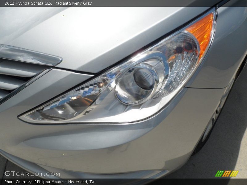 Radiant Silver / Gray 2012 Hyundai Sonata GLS