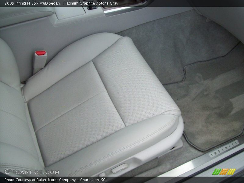 Platinum Graphite / Stone Gray 2009 Infiniti M 35x AWD Sedan