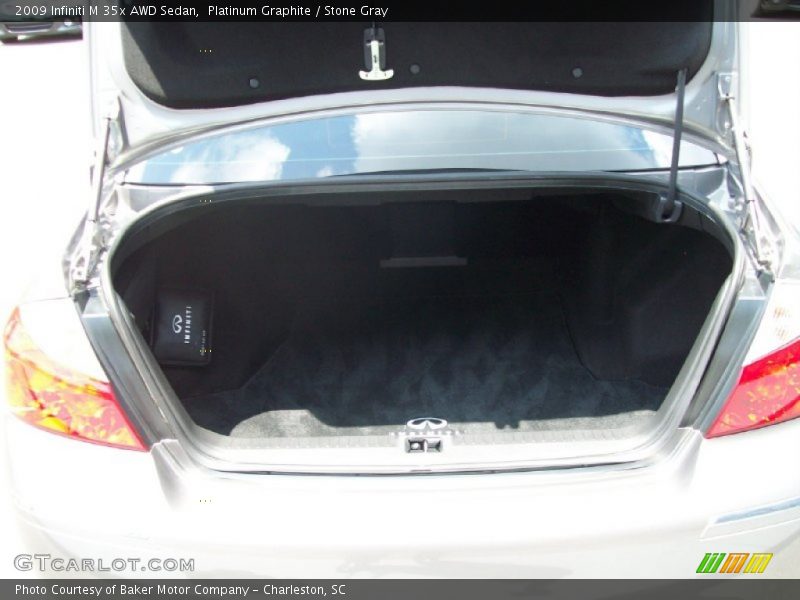 Platinum Graphite / Stone Gray 2009 Infiniti M 35x AWD Sedan
