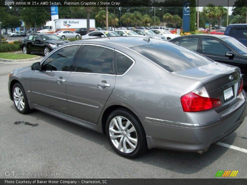 Platinum Graphite / Stone Gray 2009 Infiniti M 35x AWD Sedan