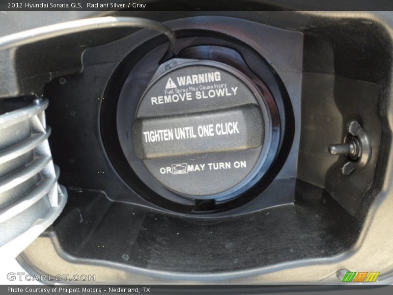 Radiant Silver / Gray 2012 Hyundai Sonata GLS