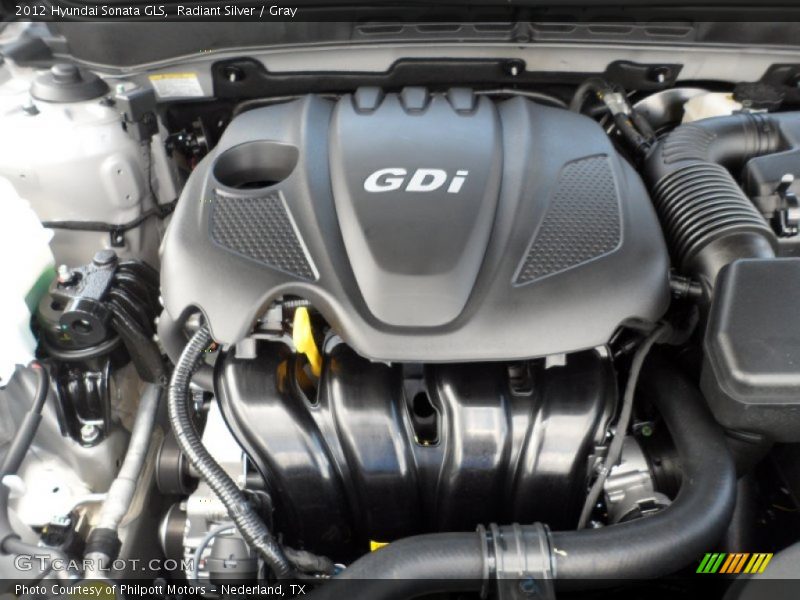  2012 Sonata GLS Engine - 2.4 Liter GDI DOHC 16-Valve D-CVVT 4 Cylinder