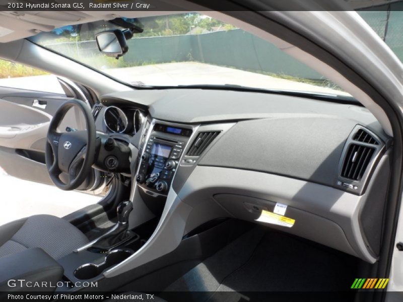 Radiant Silver / Gray 2012 Hyundai Sonata GLS