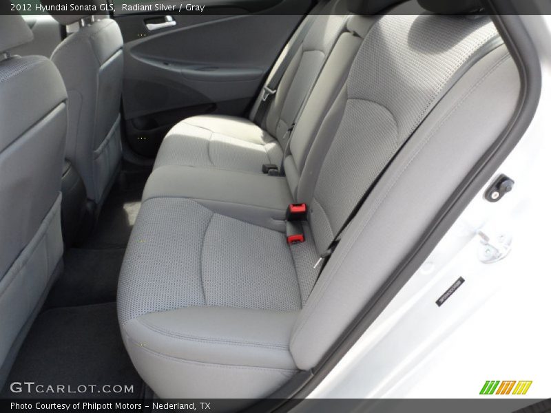 Radiant Silver / Gray 2012 Hyundai Sonata GLS