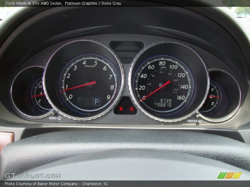  2009 M 35x AWD Sedan 35x AWD Sedan Gauges