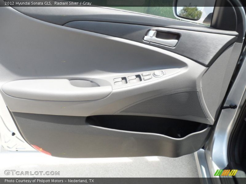 Radiant Silver / Gray 2012 Hyundai Sonata GLS