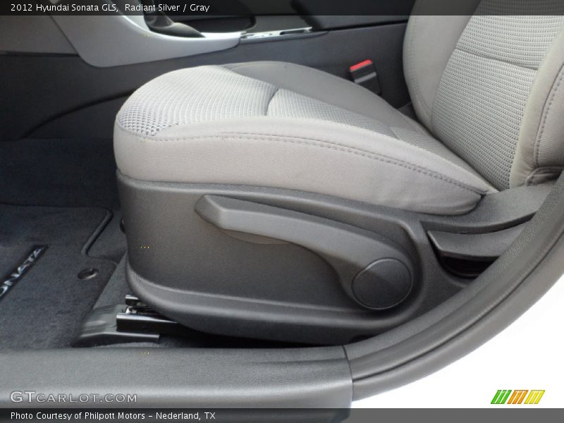 Radiant Silver / Gray 2012 Hyundai Sonata GLS