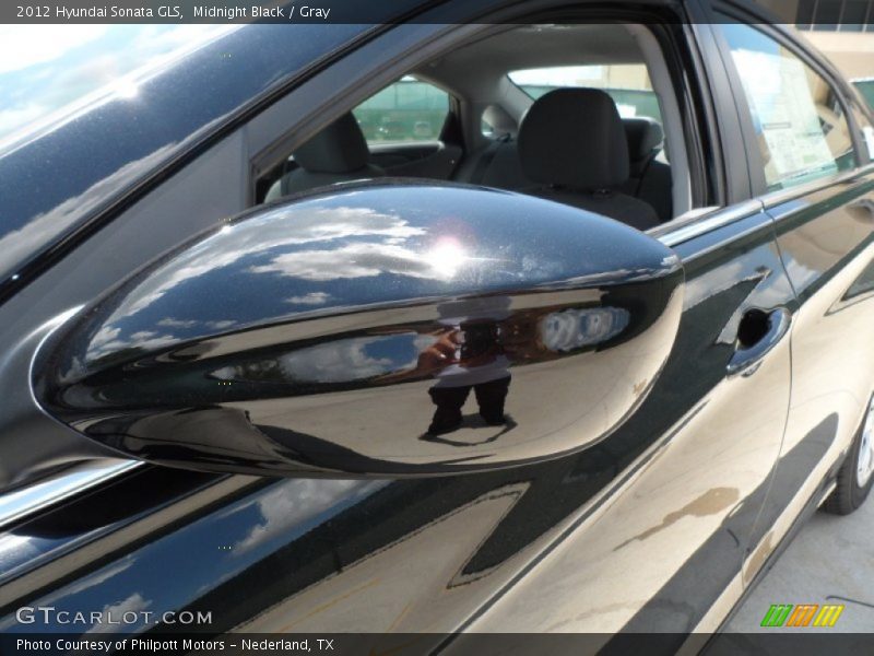 Midnight Black / Gray 2012 Hyundai Sonata GLS