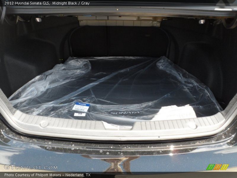 Midnight Black / Gray 2012 Hyundai Sonata GLS