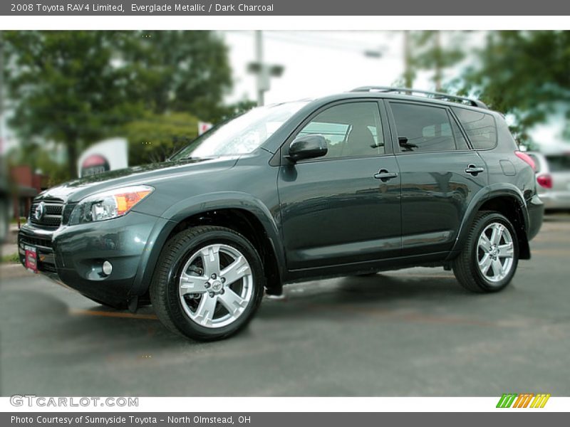 Everglade Metallic / Dark Charcoal 2008 Toyota RAV4 Limited
