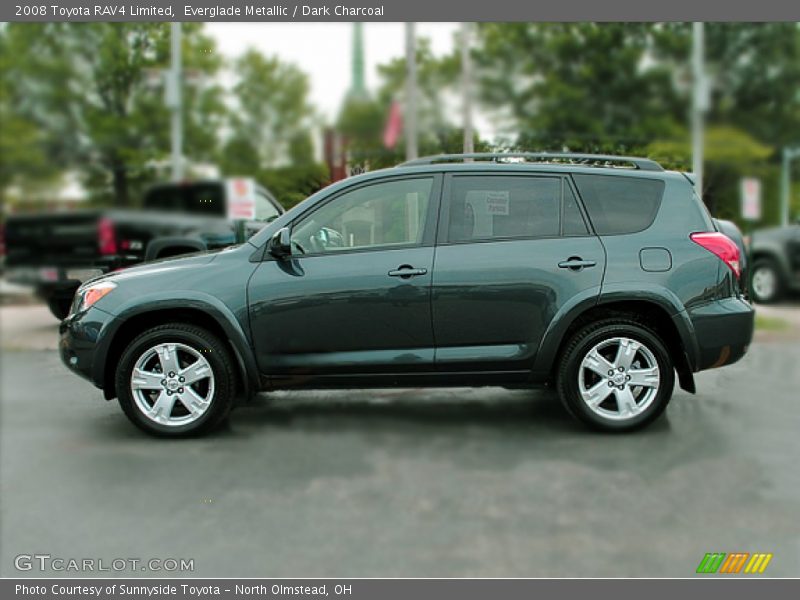 Everglade Metallic / Dark Charcoal 2008 Toyota RAV4 Limited