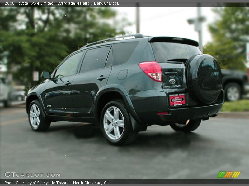 Everglade Metallic / Dark Charcoal 2008 Toyota RAV4 Limited