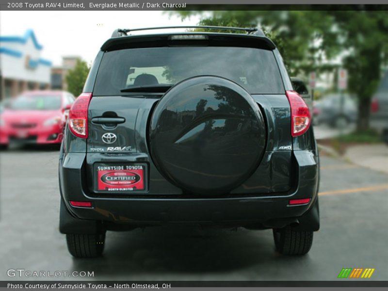 Everglade Metallic / Dark Charcoal 2008 Toyota RAV4 Limited