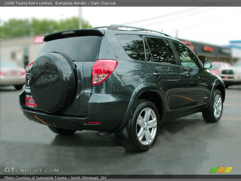 Everglade Metallic / Dark Charcoal 2008 Toyota RAV4 Limited