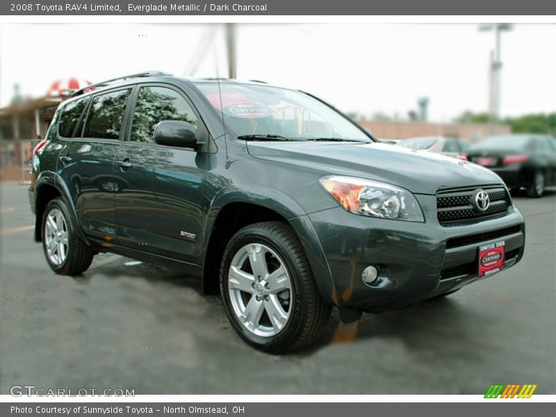 Everglade Metallic / Dark Charcoal 2008 Toyota RAV4 Limited