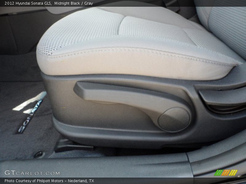 Midnight Black / Gray 2012 Hyundai Sonata GLS