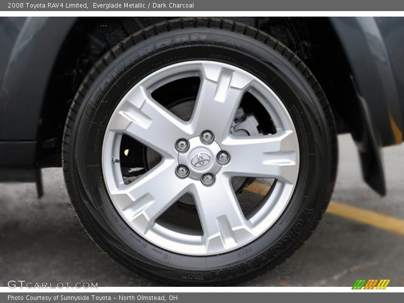 Everglade Metallic / Dark Charcoal 2008 Toyota RAV4 Limited