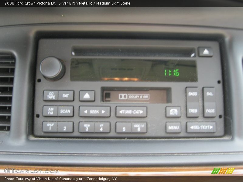 Controls of 2008 Crown Victoria LX