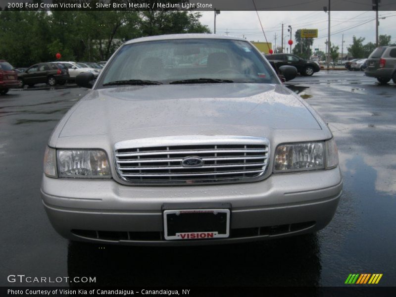 Silver Birch Metallic / Medium Light Stone 2008 Ford Crown Victoria LX