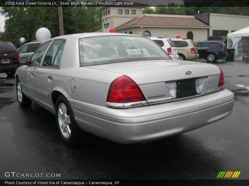 Silver Birch Metallic / Medium Light Stone 2008 Ford Crown Victoria LX