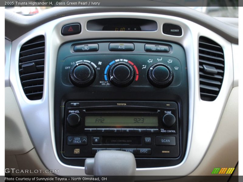 Oasis Green Pearl / Ivory 2005 Toyota Highlander I4