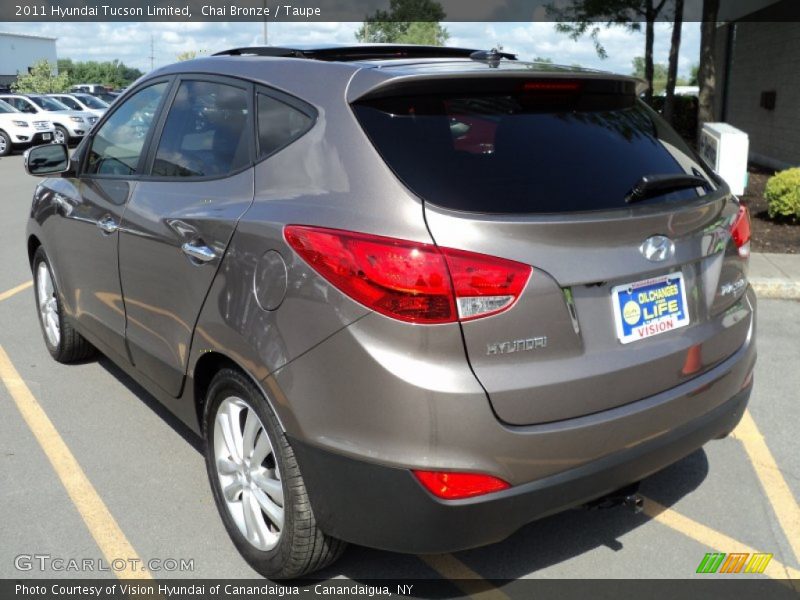 Chai Bronze / Taupe 2011 Hyundai Tucson Limited