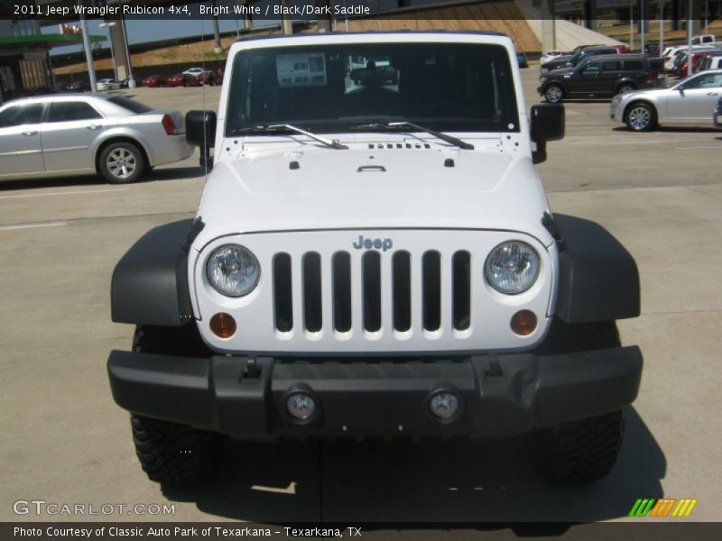Bright White / Black/Dark Saddle 2011 Jeep Wrangler Rubicon 4x4