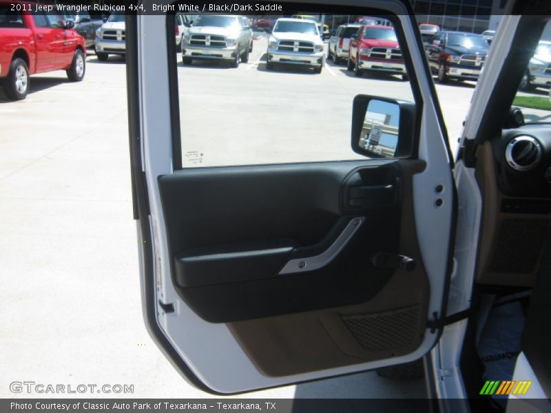 Bright White / Black/Dark Saddle 2011 Jeep Wrangler Rubicon 4x4