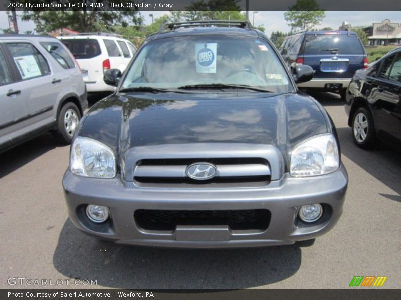 Black Obsidian / Gray 2006 Hyundai Santa Fe GLS 4WD