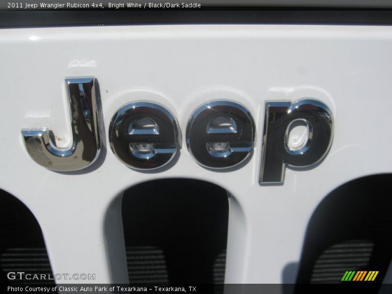 Bright White / Black/Dark Saddle 2011 Jeep Wrangler Rubicon 4x4