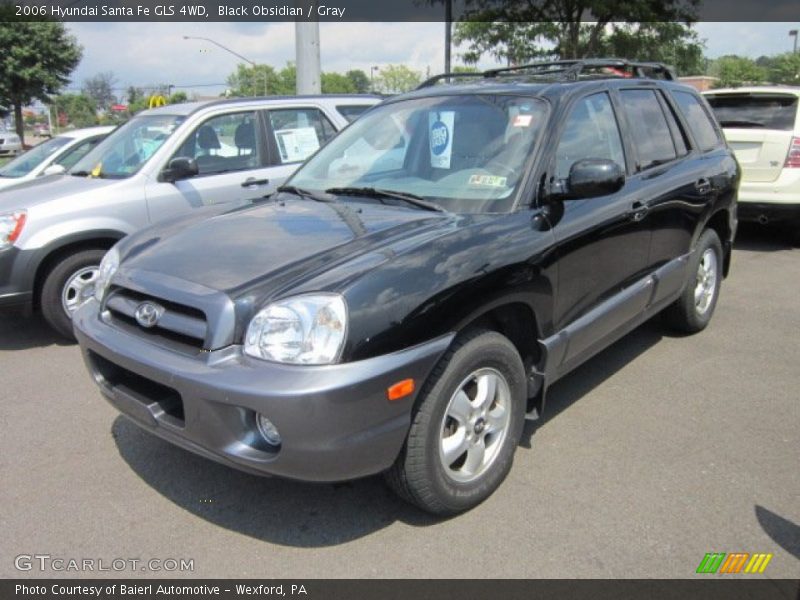 Black Obsidian / Gray 2006 Hyundai Santa Fe GLS 4WD