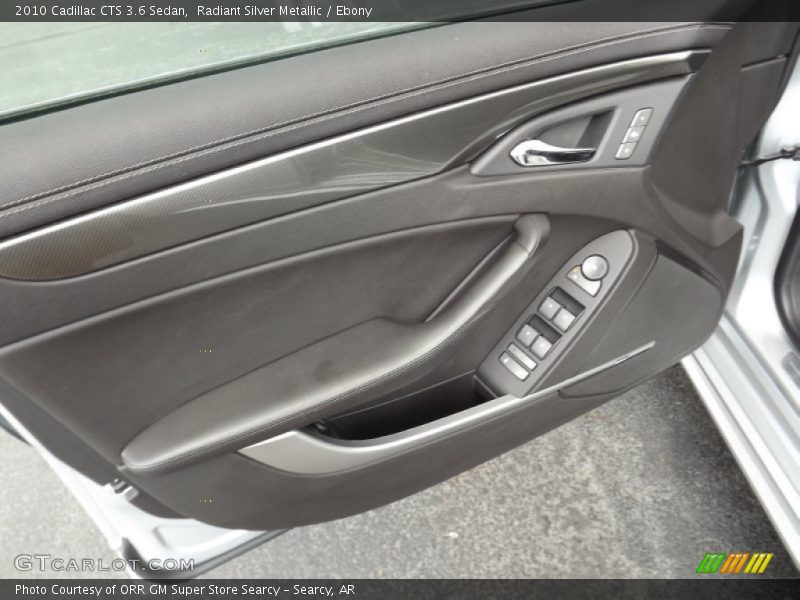 Radiant Silver Metallic / Ebony 2010 Cadillac CTS 3.6 Sedan