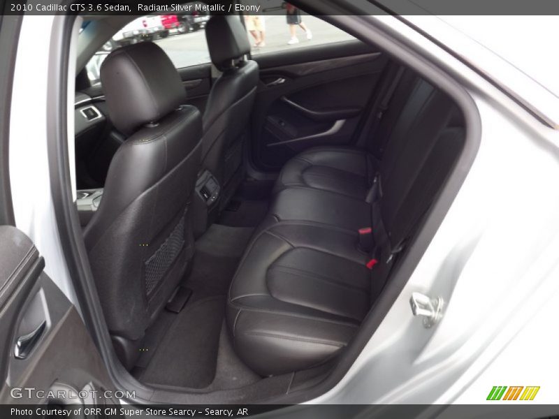 Radiant Silver Metallic / Ebony 2010 Cadillac CTS 3.6 Sedan