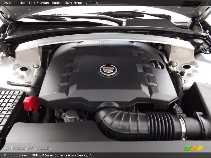 Radiant Silver Metallic / Ebony 2010 Cadillac CTS 3.6 Sedan