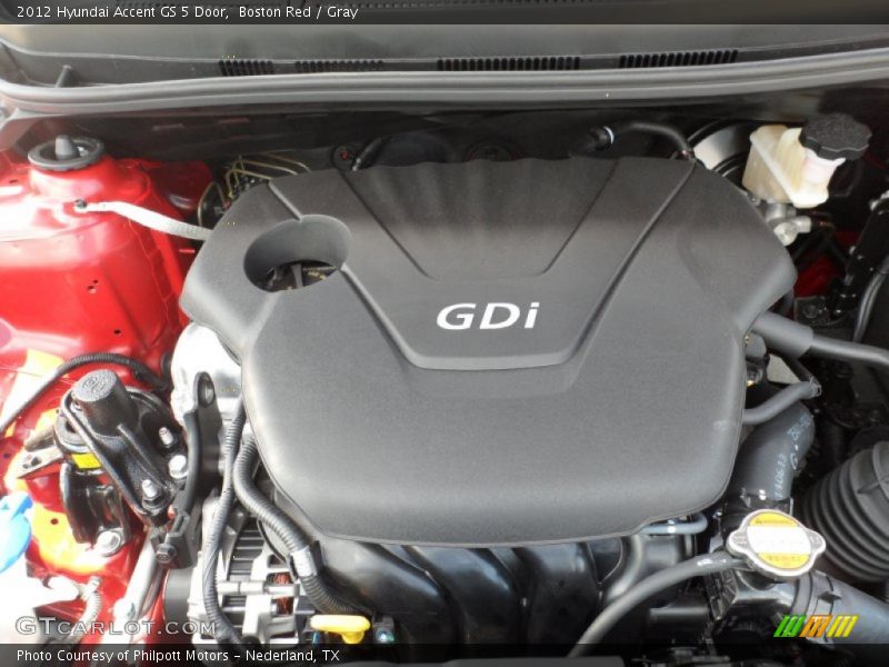  2012 Accent GS 5 Door Engine - 1.6 Liter GDI DOHC 16-Valve D-CVVT 4 Cylinder