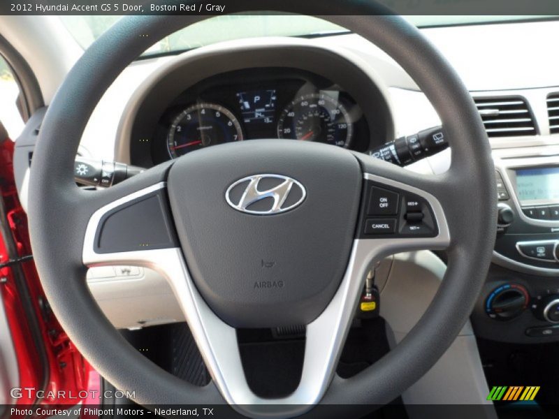  2012 Accent GS 5 Door Steering Wheel