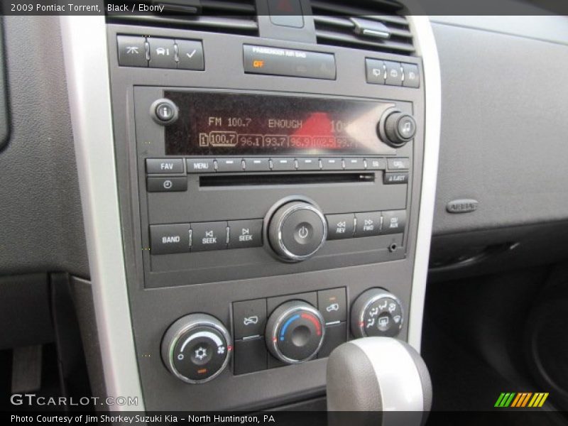 Controls of 2009 Torrent 