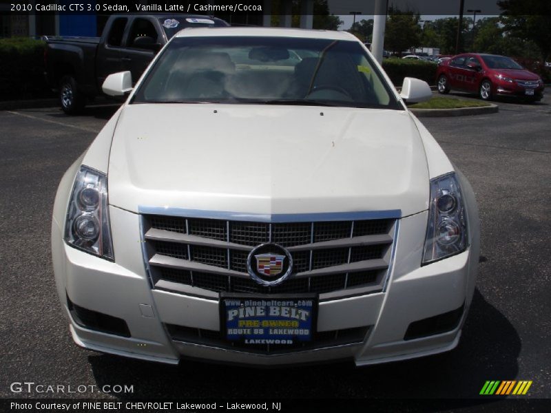 Vanilla Latte / Cashmere/Cocoa 2010 Cadillac CTS 3.0 Sedan