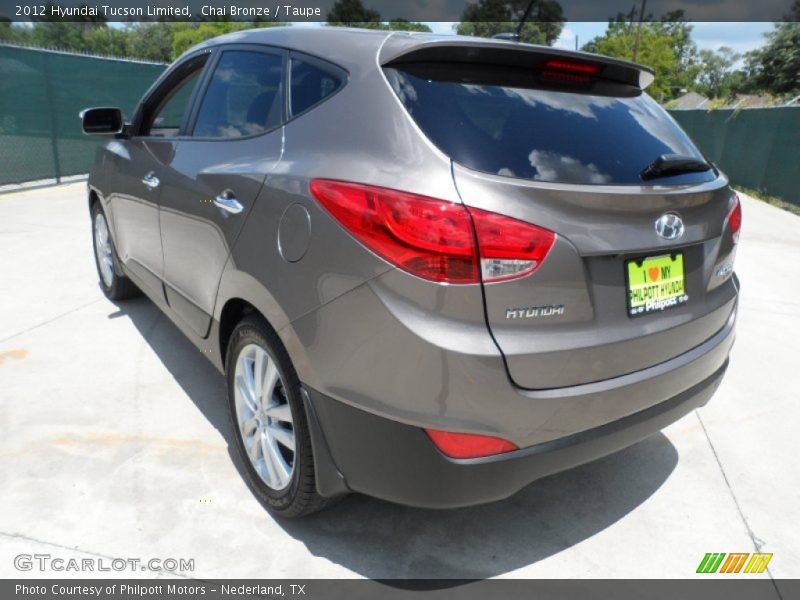 Chai Bronze / Taupe 2012 Hyundai Tucson Limited