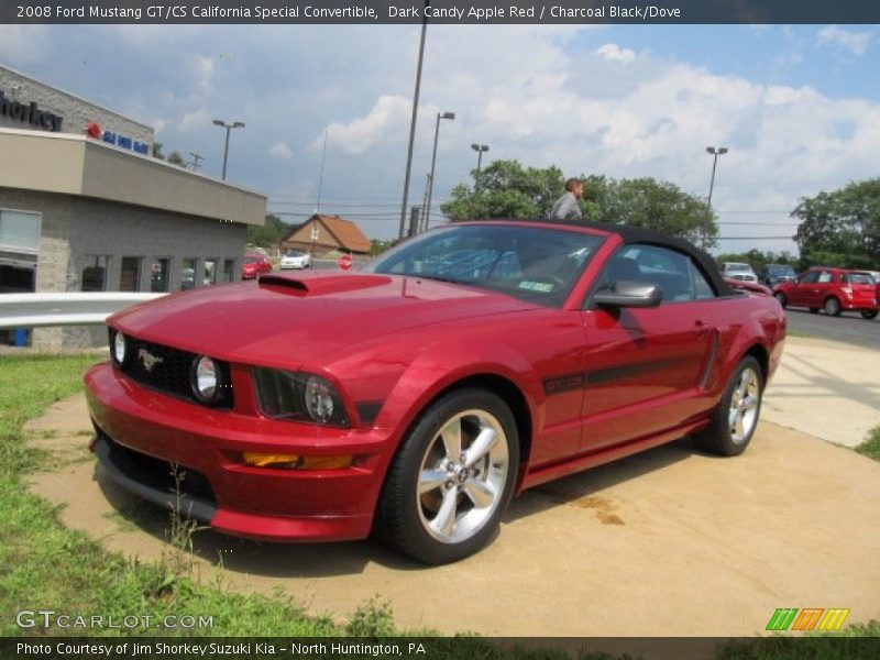 Front 3/4 View of 2008 Mustang GT/CS California Special Convertible