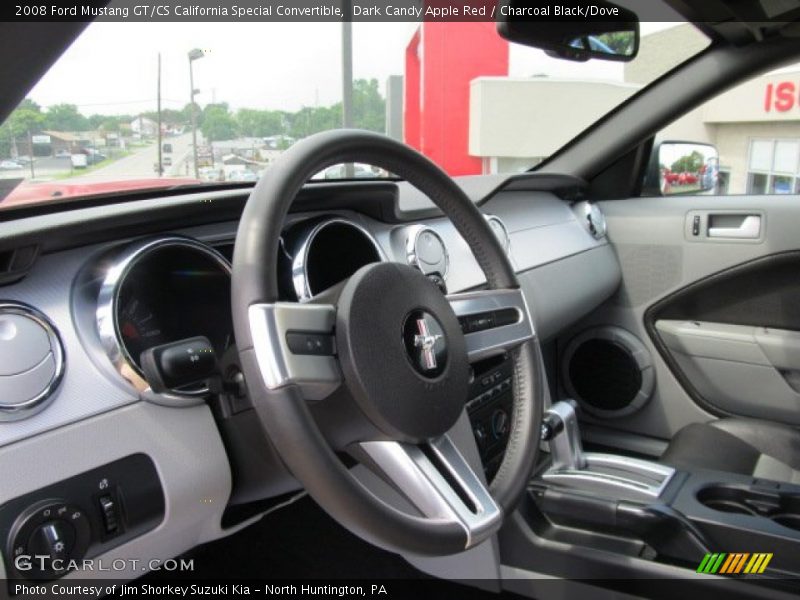Dark Candy Apple Red / Charcoal Black/Dove 2008 Ford Mustang GT/CS California Special Convertible