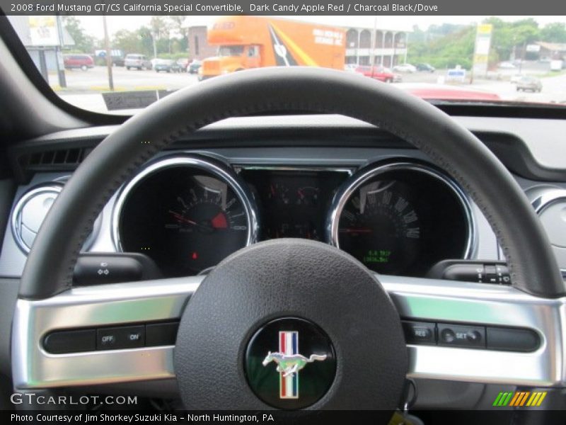 Dark Candy Apple Red / Charcoal Black/Dove 2008 Ford Mustang GT/CS California Special Convertible