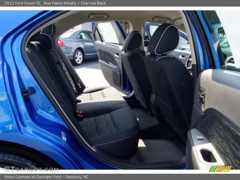 Blue Flame Metallic / Charcoal Black 2012 Ford Fusion SE