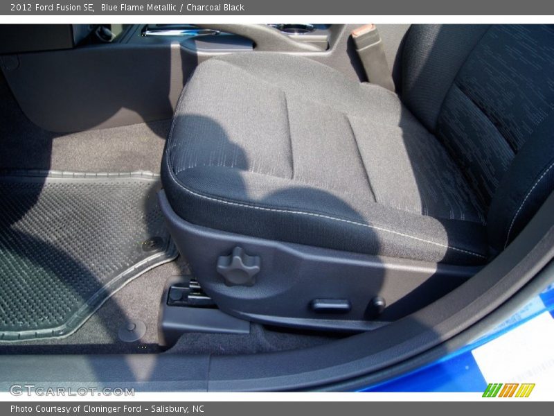 Blue Flame Metallic / Charcoal Black 2012 Ford Fusion SE