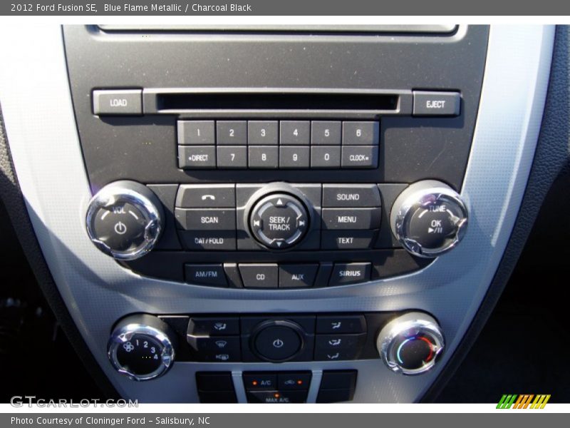 Blue Flame Metallic / Charcoal Black 2012 Ford Fusion SE