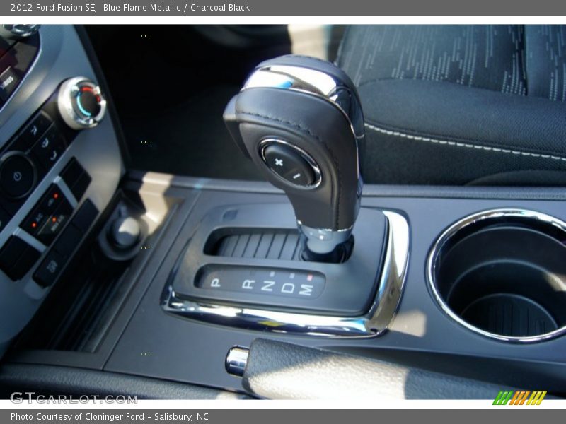 Blue Flame Metallic / Charcoal Black 2012 Ford Fusion SE
