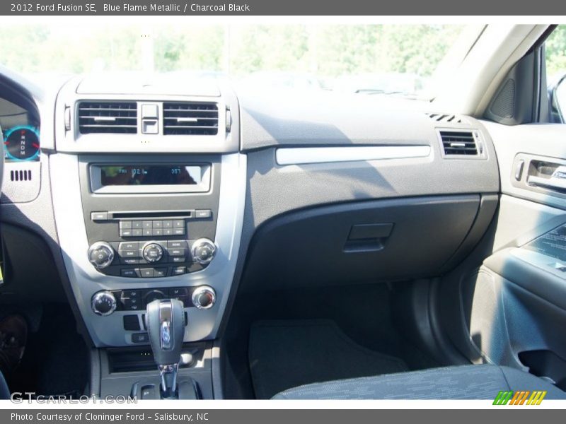 Blue Flame Metallic / Charcoal Black 2012 Ford Fusion SE