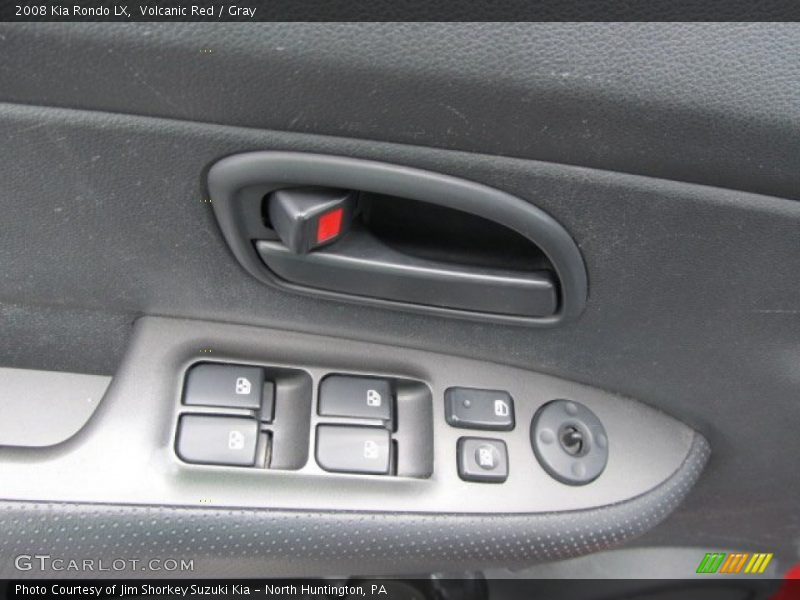 Volcanic Red / Gray 2008 Kia Rondo LX