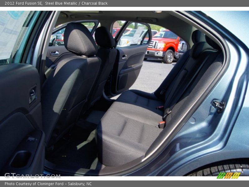 Steel Blue Metallic / Charcoal Black 2012 Ford Fusion SE